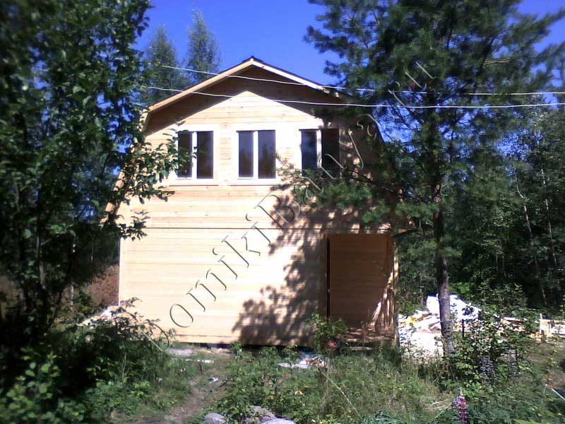 Строительство домов из профилированного бруса 6х6 в Уткино