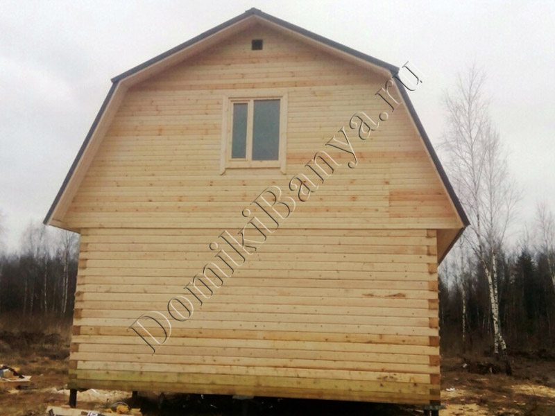 Дом из бруса 6х8 в Калужской области