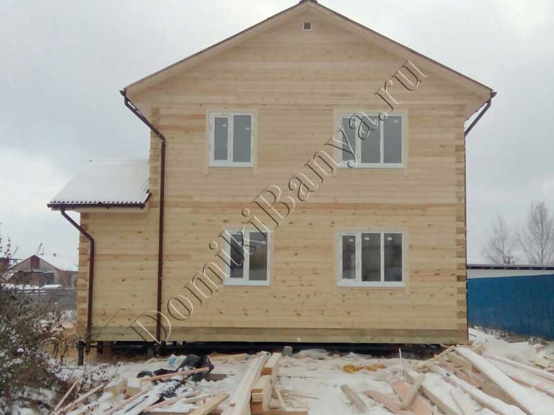 Двухэтажный дом 8.5х9 под ключ в Разбегаево