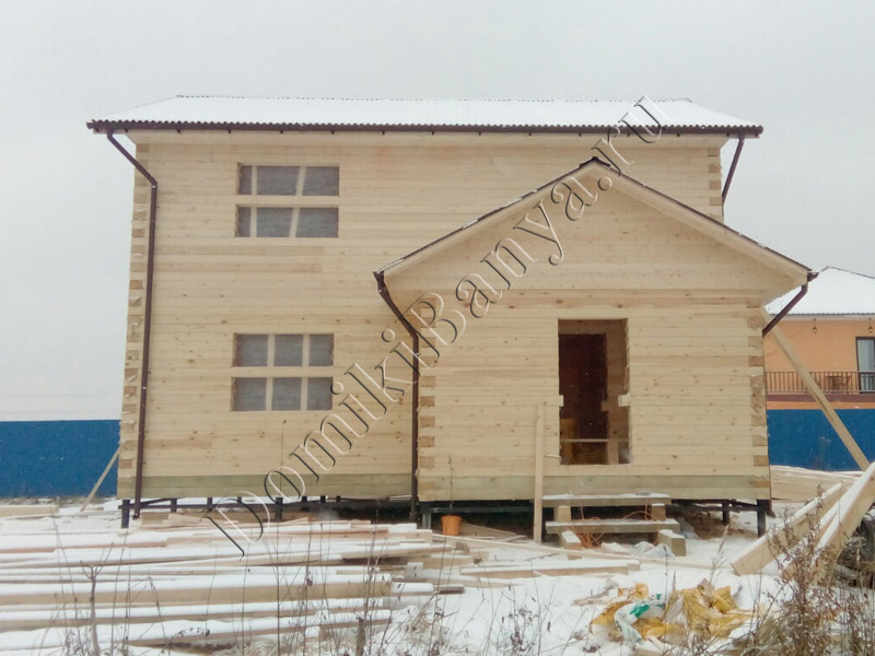 Двухэтажный дом 8.5х9 под ключ в Разбегаево