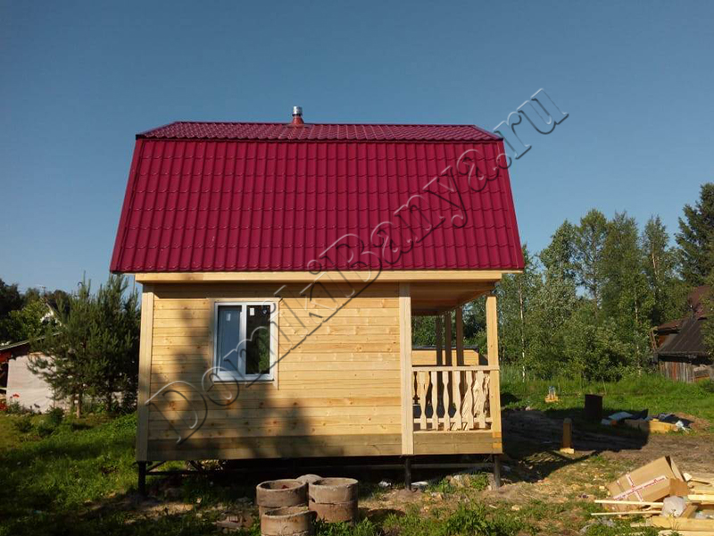 Дом 6х6 из бруса в Ленинградской области